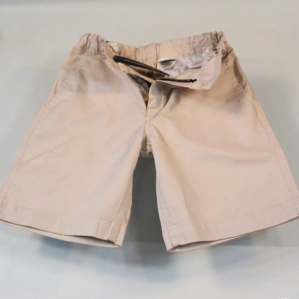 Spring And Gege Boys Shorts 7-8 Years Classic Cotton Stretch Waistband